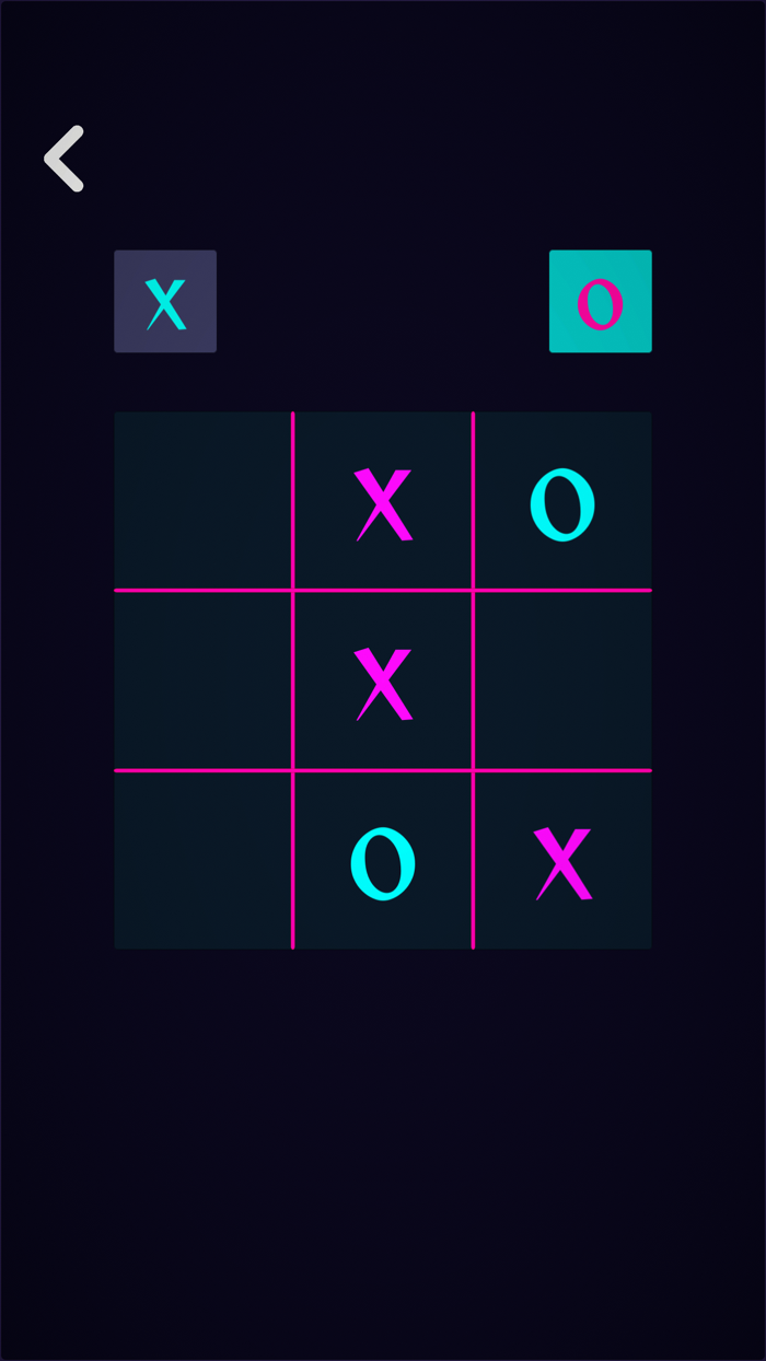 Tic Tac Toe - Glow XO Game