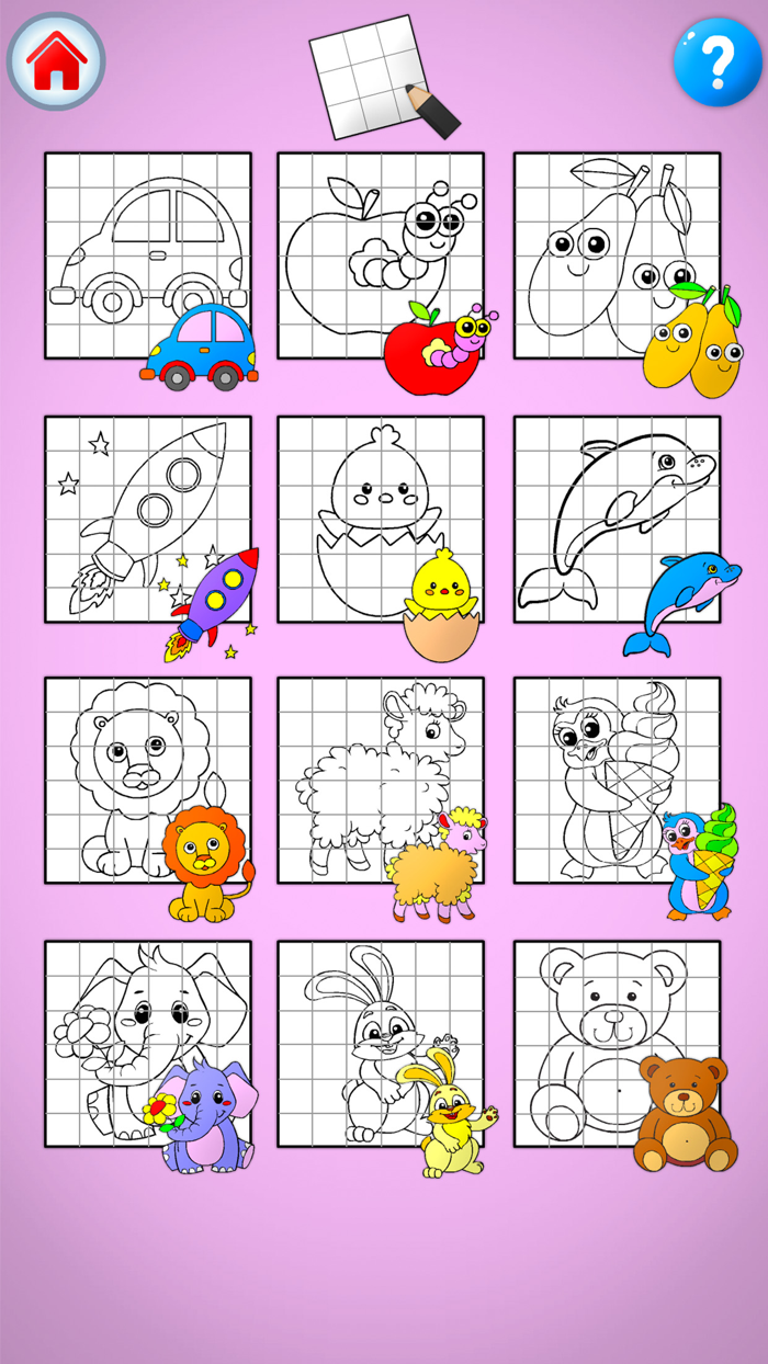 Teach drawing step by step