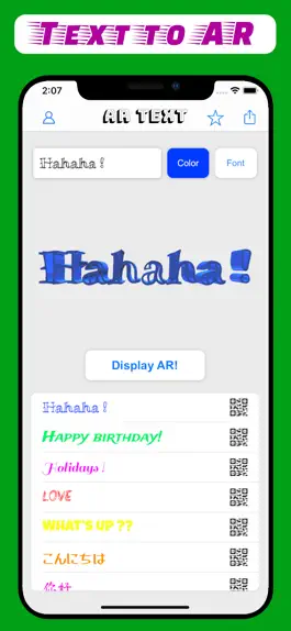 Game screenshot AR Text - 3D text to AR mod apk
