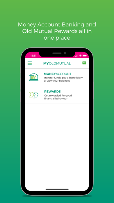 OM Money Account Screenshot