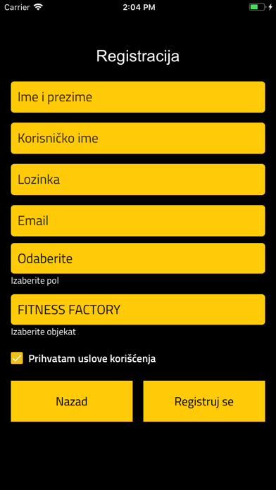 Fitness Factory KV Screenshot