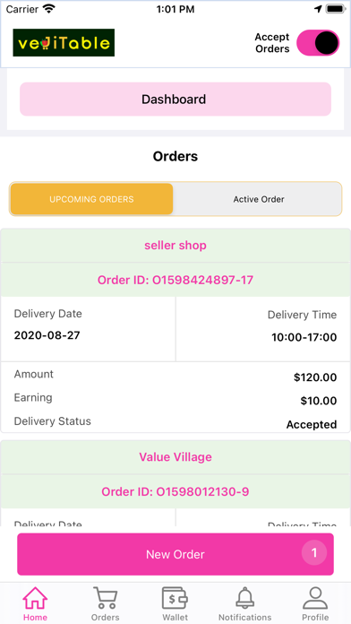veJiTable Driver Screenshot