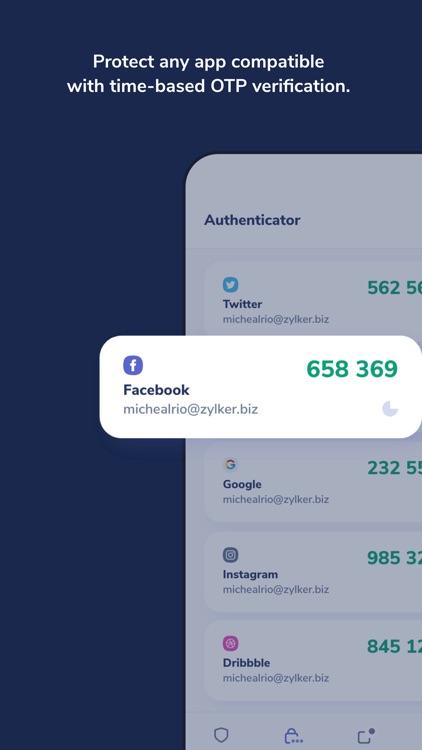 Zoho OneAuth - Authenticator screenshot-3