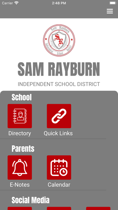 Sam Rayburn ISD Screenshot