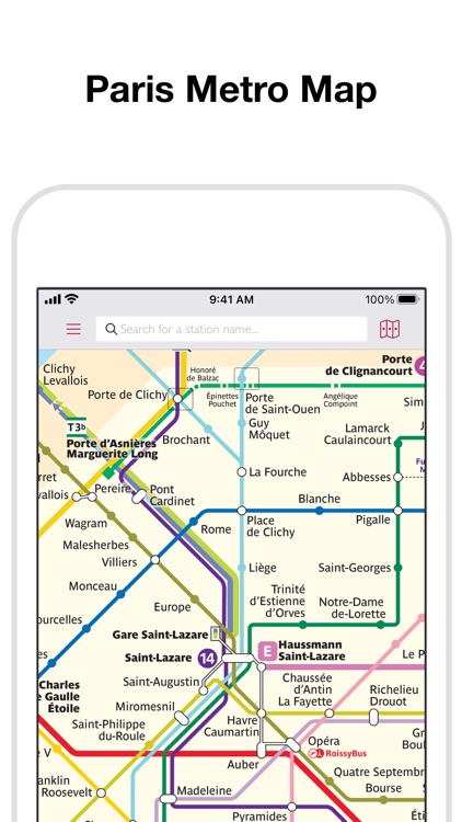 Paris Metro Map and Routes screenshot-0