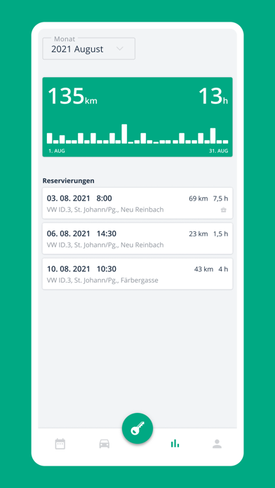 BÄM Mobility Carsharing Screenshot