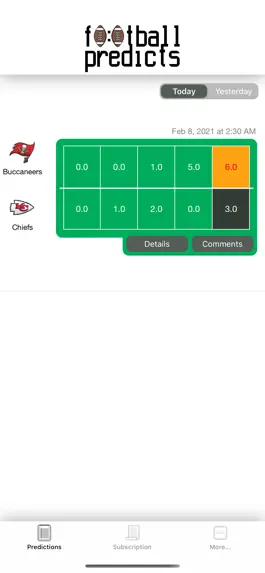 Game screenshot FootballPredicts mod apk