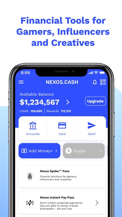 Nexos Mobile Wallet Screenshot