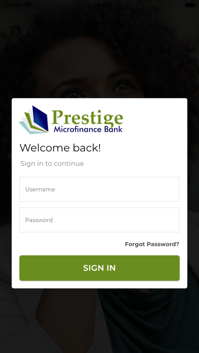 Prestige Mobile Screenshot