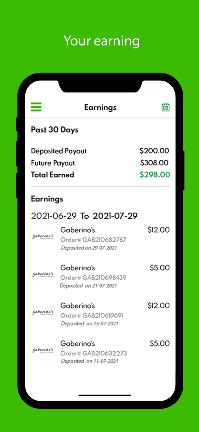 Universal Cuisines - Driver