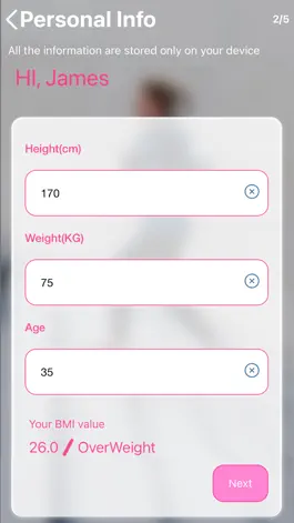 Game screenshot WeightLogTracker apk