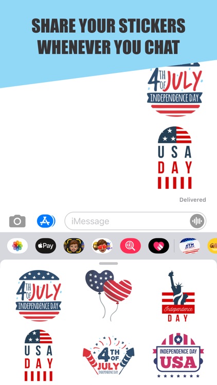 4th of July Stickers !! screenshot-3