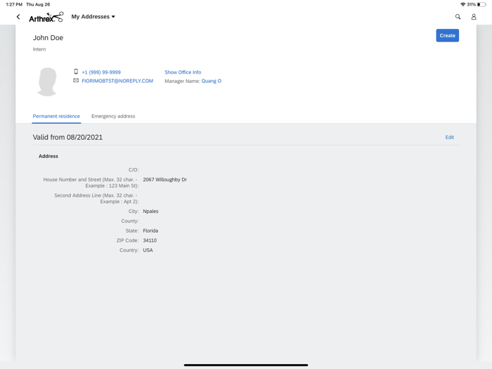 Arthrex Fiori Client