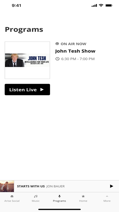 Arise Christian Radio Screenshot