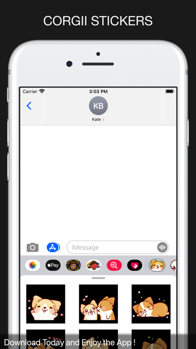 Corgi Cute Stickers Screenshot