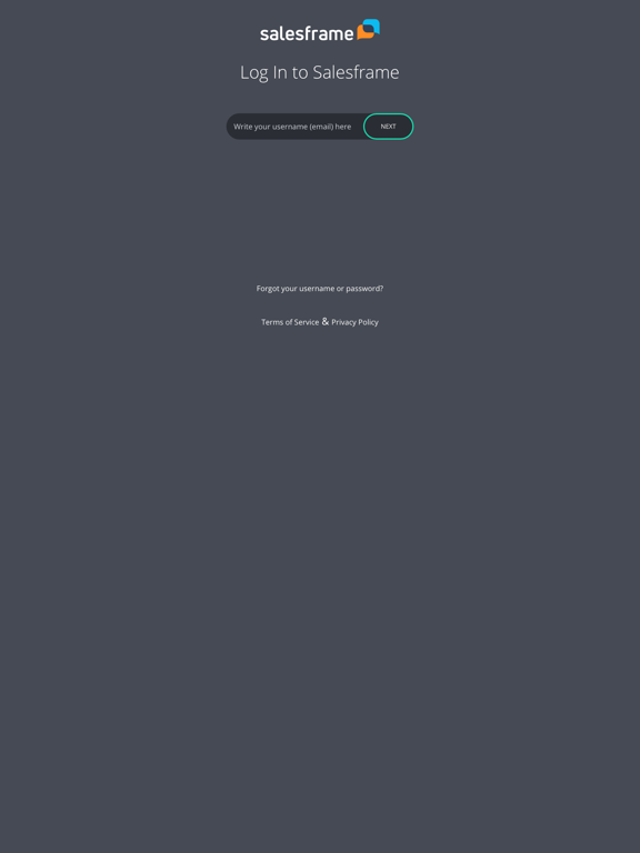 Screenshot #4 pour Salesframe Mobile