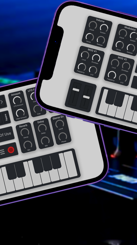 #2. FM Synthesizer – Piano Keys (iOS) 由: Stanislav Duplinskiy