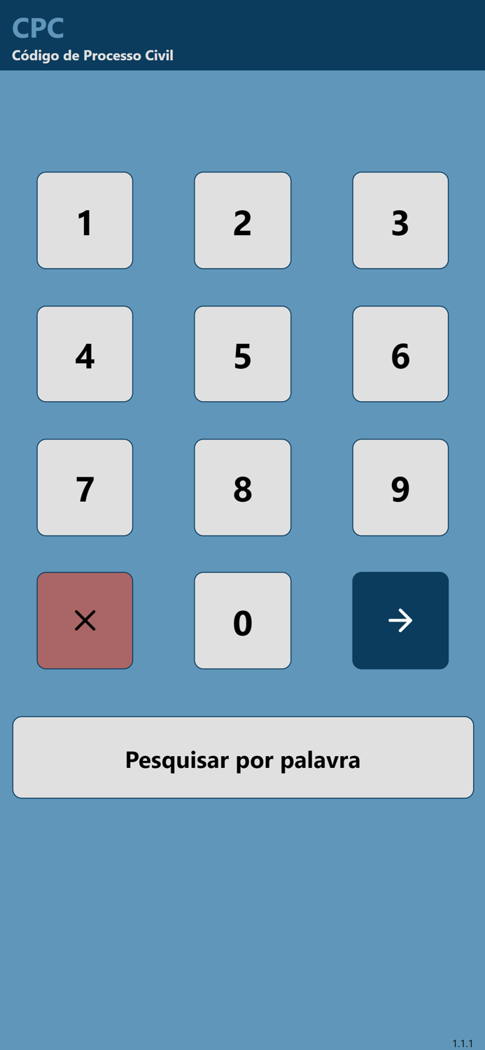 Código Processo Civil - SLEX