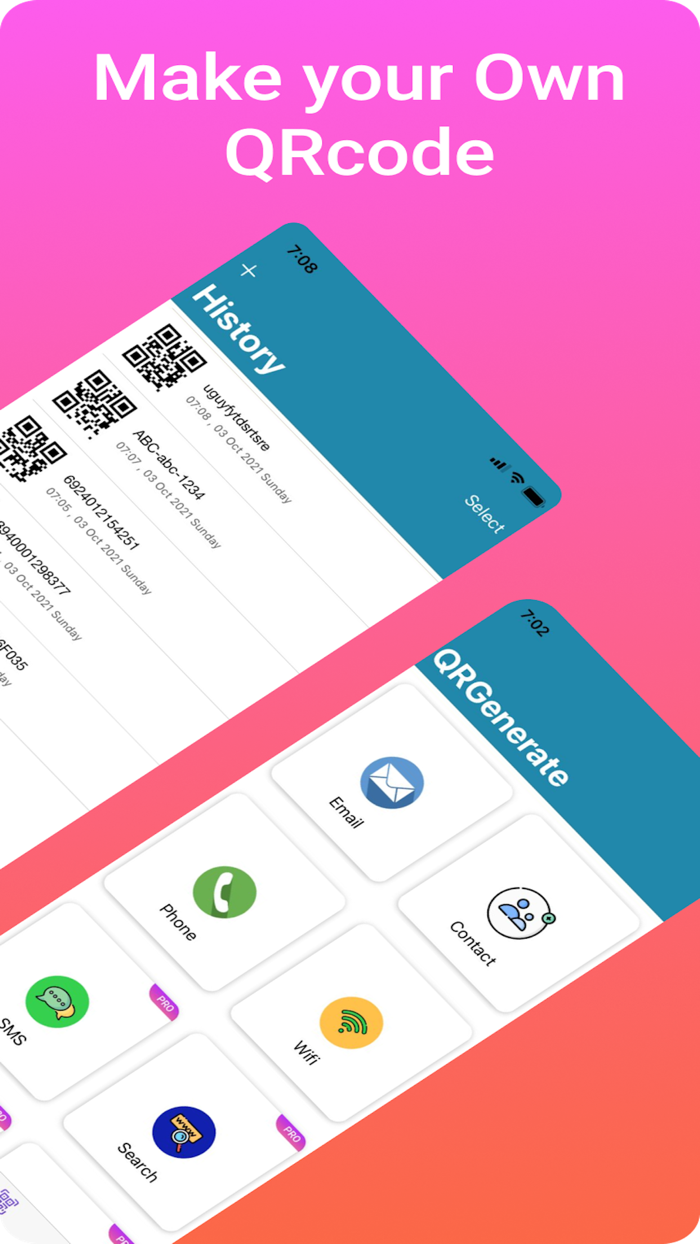 QrCode Scan and Generate