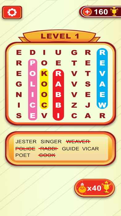 Screenshot #2 pour Wordy - Find Hidden Words