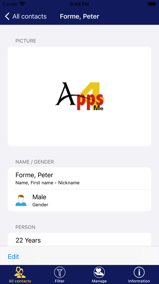 #2. Dating Manager (iOS) 由: @pps4Me