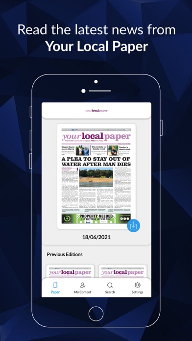 Your Local Paper Screenshot