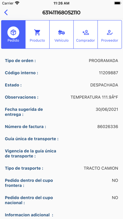 SICOM Líquidos Screenshot