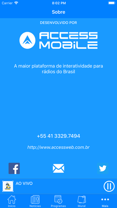 Rádio Carícia FM Screenshot