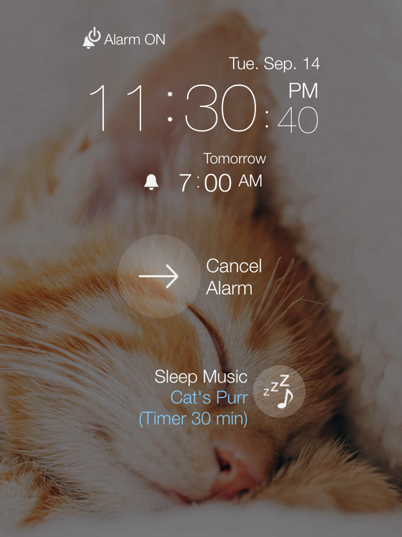 Screenshot #5 pour Cat Alarm Clock :3