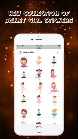 Game screenshot Cute Ballet Girls Stickers apk