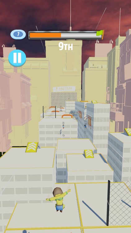 Rooftop Freestyle Parkour Race screenshot-8