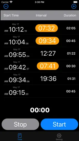 Game screenshot Contraction Timer - Simple apk