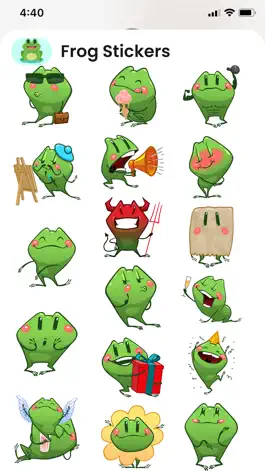 Game screenshot Frog Emojis apk