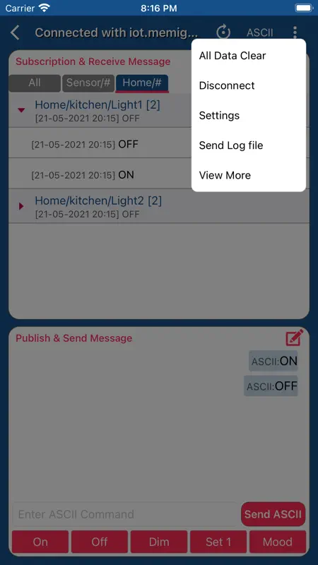 MQTT Spy screenshot 9 of 10