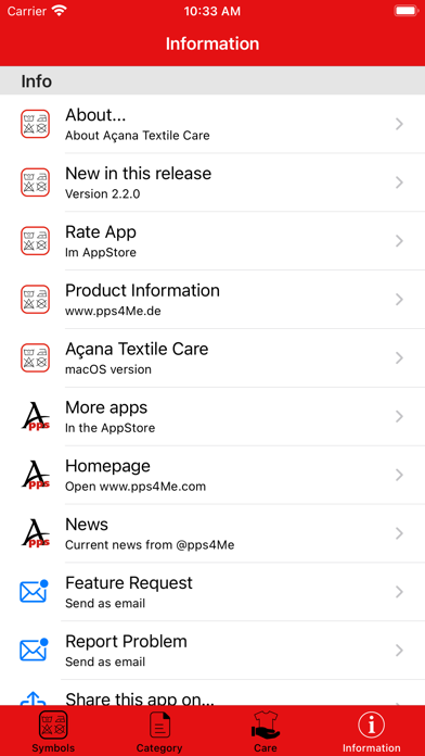 Acana Textile Care Screenshot