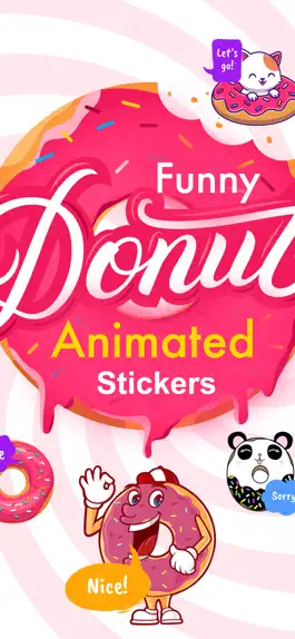 Game screenshot Animated Funny Donut Stickers mod apk