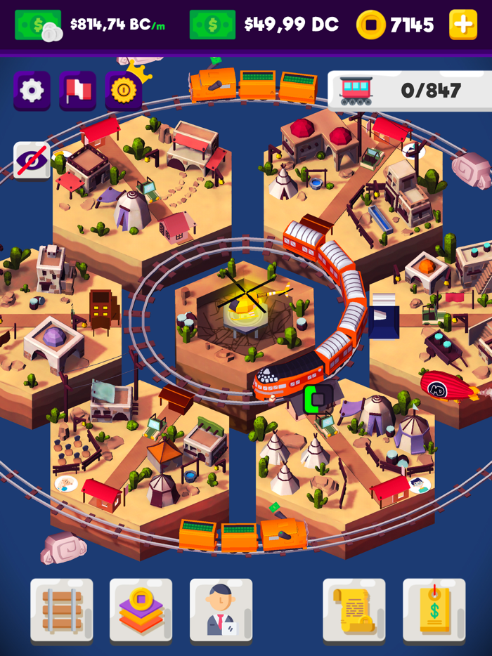 Idle Train Station Manager