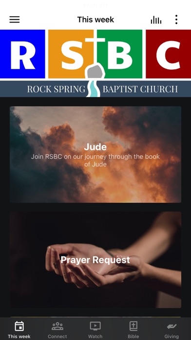 Rock Spring Baptist Church Screenshot