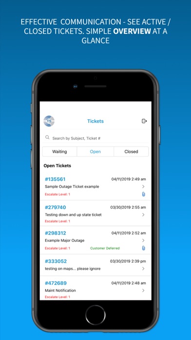 Cywest TicketSys Screenshot