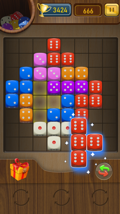 Woody Dice Block Screenshot