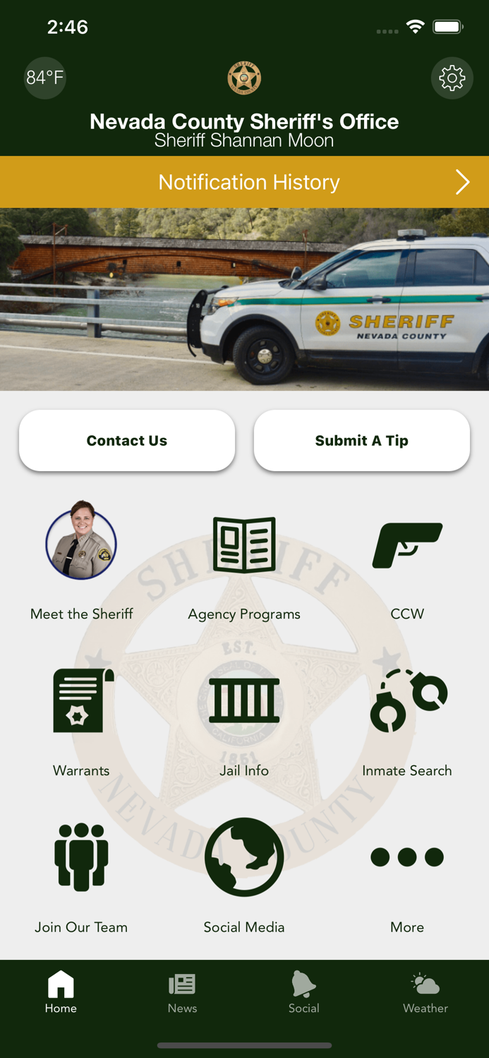 Nevada County Sheriff CA