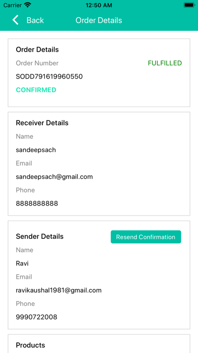 Giftcard & Voucher Screenshot
