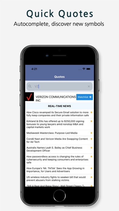 Screenshot #2 pour Finaza Stocks