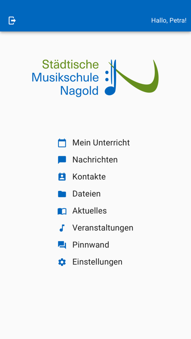 Musikschule Nagold Screenshot