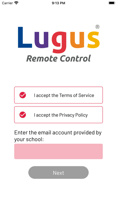 Lugus Remote Control Screenshot