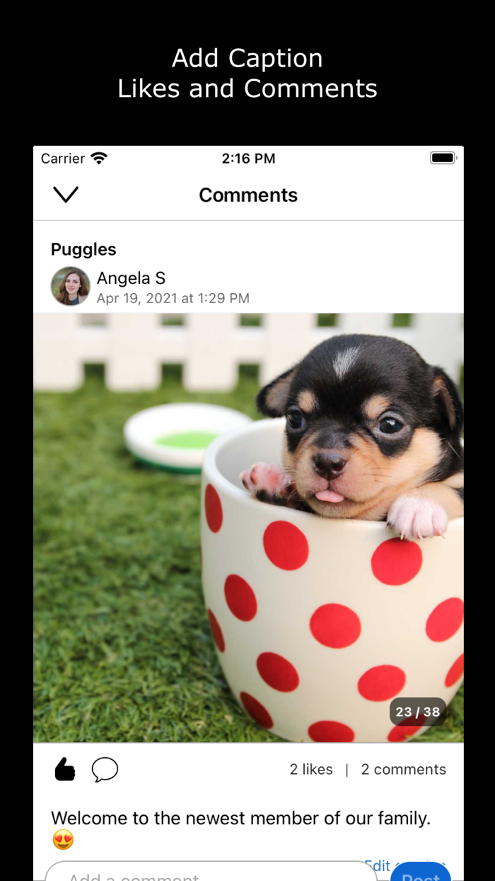 Scoops - Photo Sharing App