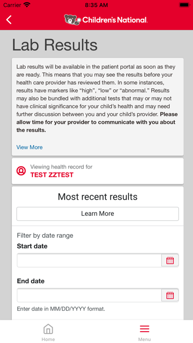 MyChildrensPortal Screenshot