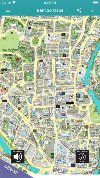 Bath Sussed Out Map Screenshot 1 - AppWisp.com Bath Sussed Out Map Screenshot 1 - AppWisp.com