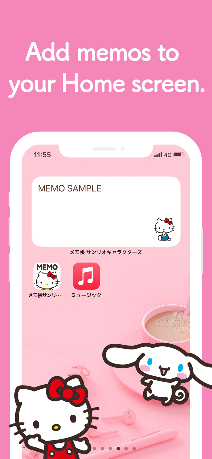 Notepad Sanrio characters