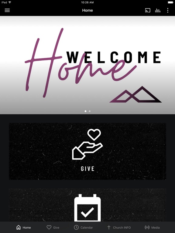 The Rock Church Laurel iPad screenshot 1 - Lifestyle app